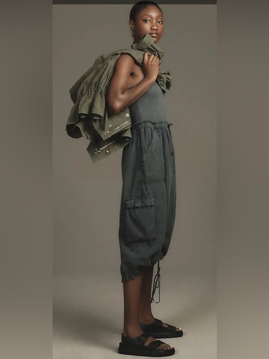 Daily Practice Dresses & Skirts - Daily Practice by Anthropologie Be Bold Racerback Twofer Dress M